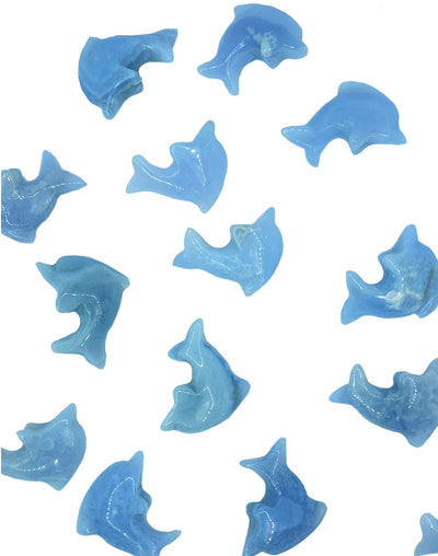 Blue Lace Agate Mini Dolphins