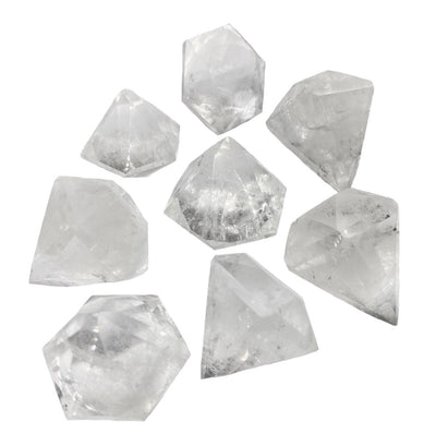 Clear Quartz Diamonds (1st Grade)