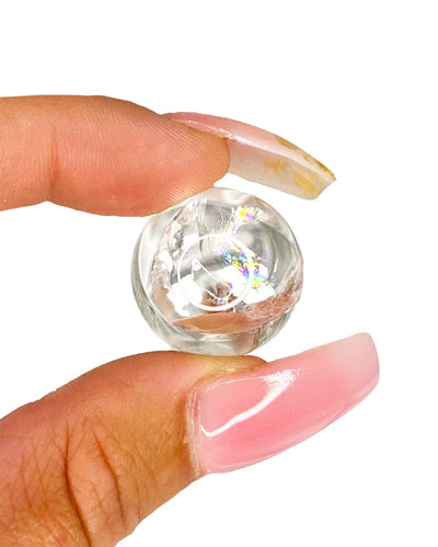 Crackle Quartz Mini Spheres