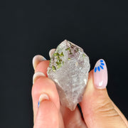 Amethyst with Epidote & Hematite Phantoms