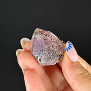 Amethyst with Epidote & Hematite Phantoms