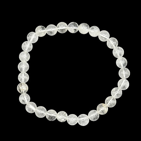 Clear Quartz Bracelet 6mm