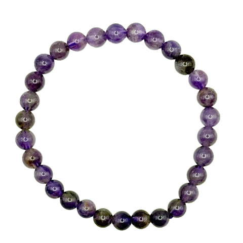 Amethyst Bracelet 6mm