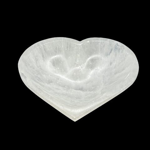 Selenite Heart Bowl