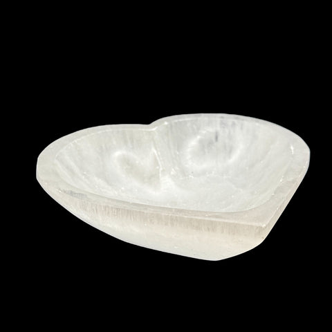 Selenite Heart Bowl