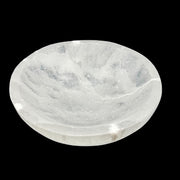 Selenite Medium Circle Bowl with Stand