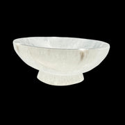 Selenite Medium Circle Bowl with Stand