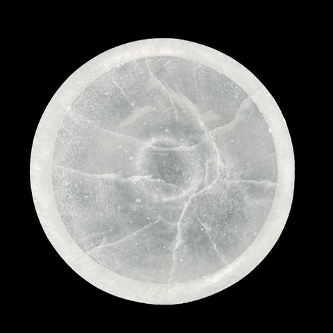 Selenite Medium Circle Bowl