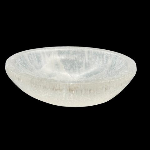 Selenite Medium Oval Bowl